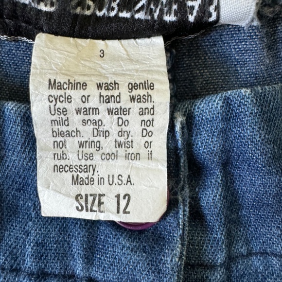 Vintage 1990's Binder Sportswear Wide Leg Denim Pant - Picture 7 of 7